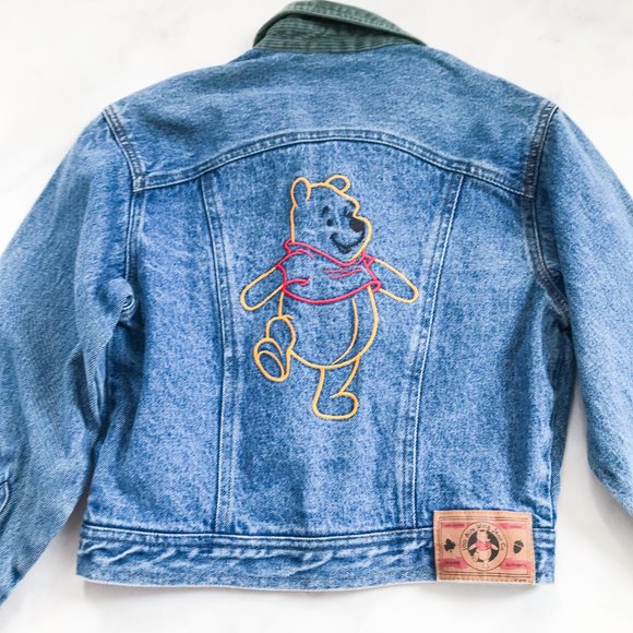winnie the pooh denim jacket